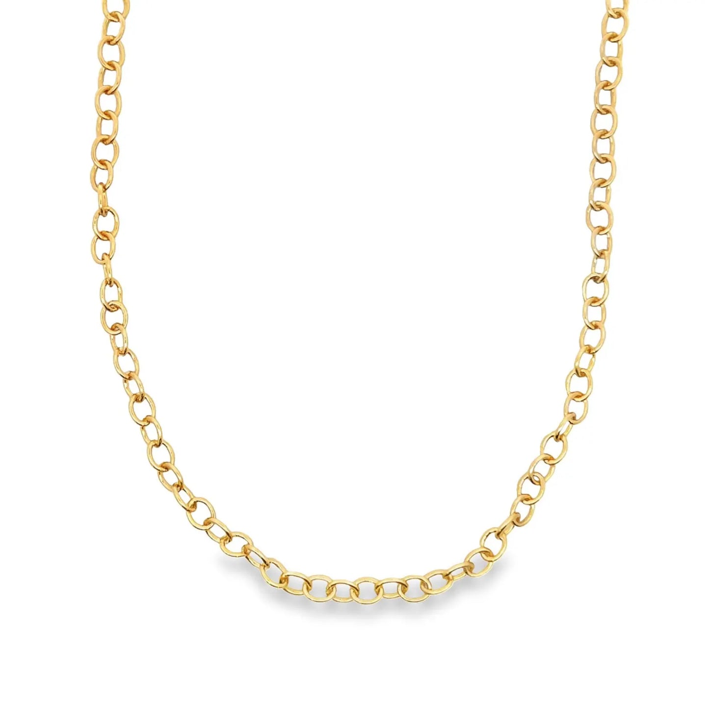 5mm Gold Plated Cable Chain