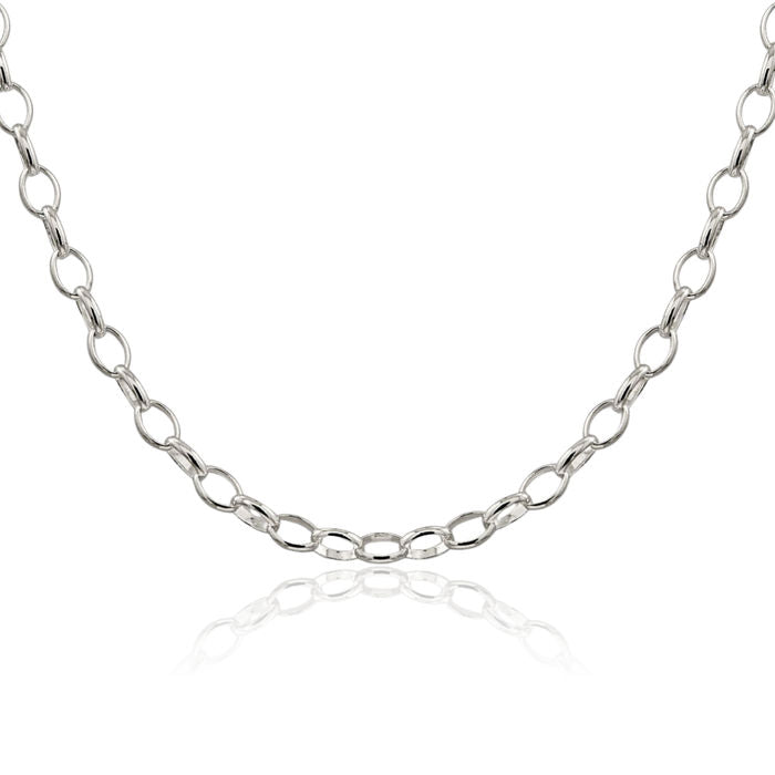 5mm Silver Cable Chain