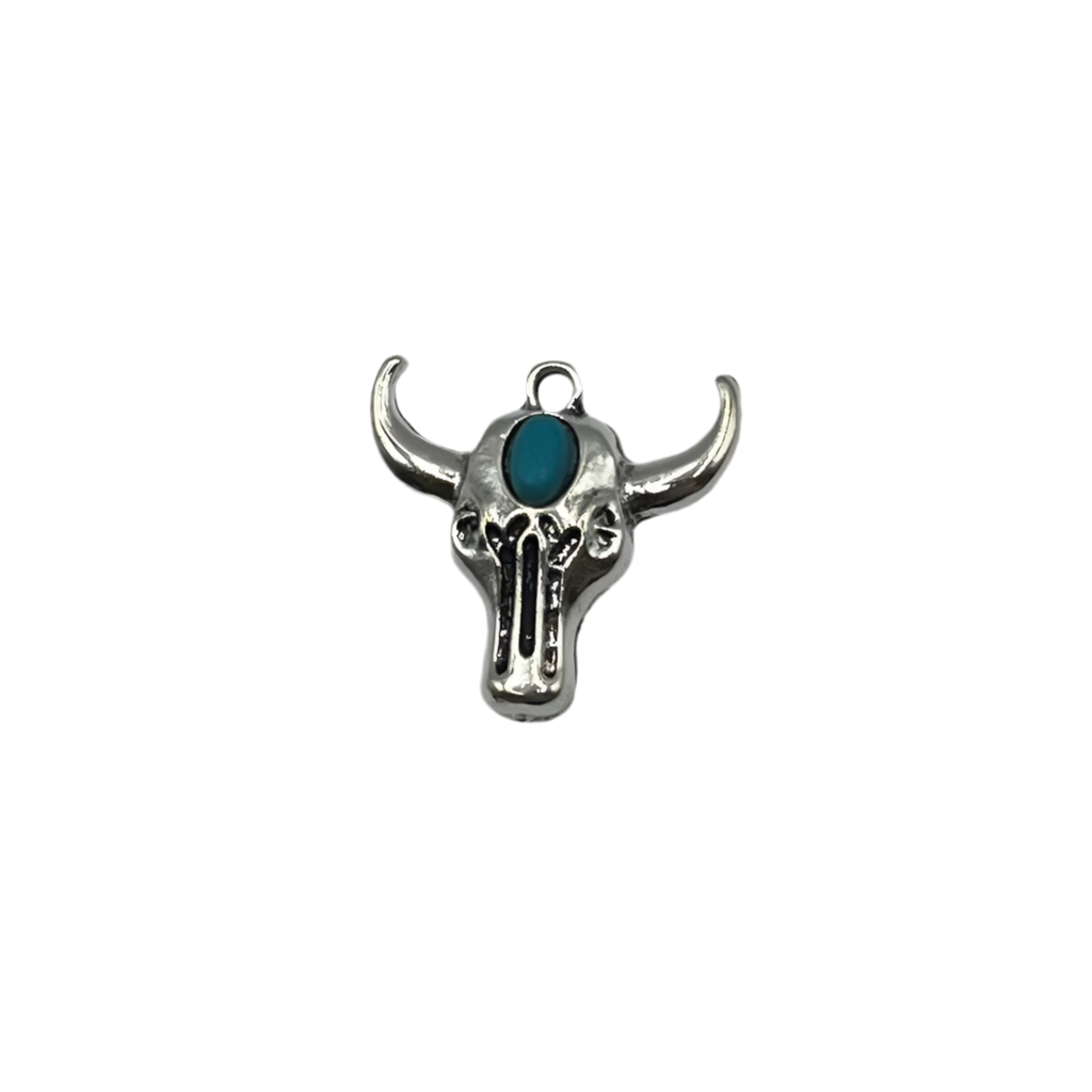 Western Skull with Turquoise