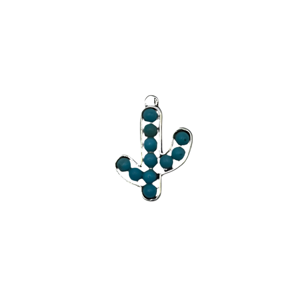 Silver Turquoise Cactus