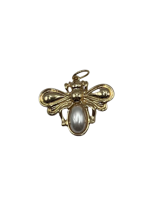 Large Bee with Teardrop Pearl